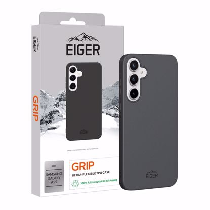 Picture of Eiger Eiger Grip Case for Samsung Galaxy A55 in Black