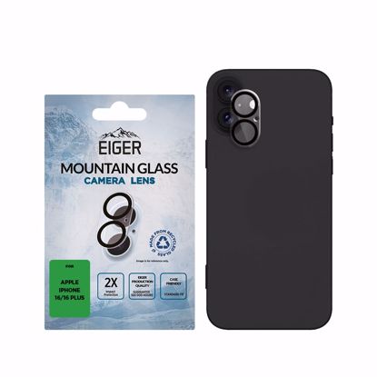Picture of Eiger Eiger Mountain Glass LENS Protector GRS for iPhone 16/16 Plus